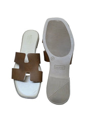 Papuci Piele Naturala Lux Vibe Maro Bellini
