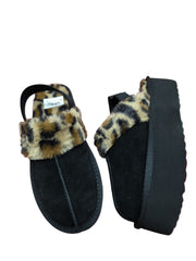 Sabot Piele Naturala Tip UGG 1255 Nera - Energy