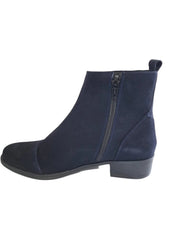 Ghete Piele Naturala Fizz Bleumarin - Dolly Shoes