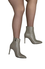 Ghete Piele Naturala P105-480 Khaki - Betina Scarpe