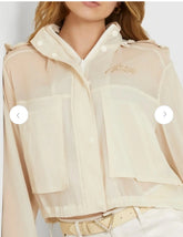 Geaca Organza Beige - Guess