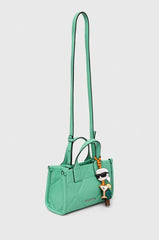 Geanta Karl Lagerfeld IKONIK 2.0 VARSITY S TOTE SAGE