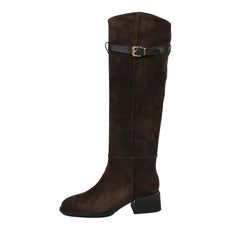 Cizme Piele Naturala Brown P115-652 Betina Scarpe