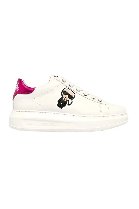Sneakers Piele KAPRI Ikonic Lo Lace Women Pink  Karl Lagerfeld