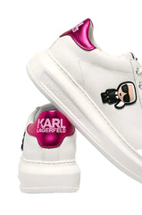 Sneakers Piele KAPRI Ikonic Lo Lace Women Pink Karl Lagerfeld