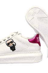 Sneakers Piele KAPRI Ikonic Lo Lace Women Pink Karl Lagerfeld