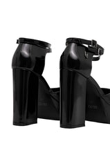 Pantofi Liu Jo Naira 05 Two Pieces Black Patent