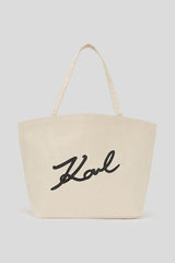 Geanta Signature EMB Canvas - Karl Lagerfeld