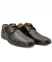 Pantofi Piele Naturala B650-2 Black - Goretti