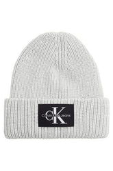 Căciulă Monologo Patch Beanie Ciruss Grey - Calvin Klein Jeans