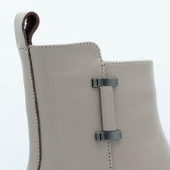 Ghete Piele Naturala P111-654 Khaki - Betina Scarpe