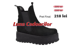 Ghete Piele Naturala Infinity Cam