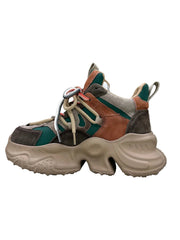 Sneakers Piele Naturala 37876 Green - Betina Scarpe