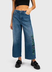 Blugi DENIM CULOTTES Karl Lagerfeld