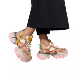 Sneakers Piele Naturala Feeling 5022 Pink