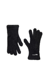 Mănuși Dama Karl Lagerfeld Furry Logo Black