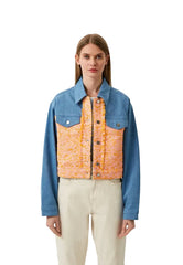 Geaca Denim Boucle Jacket - Karl Lagerfeld