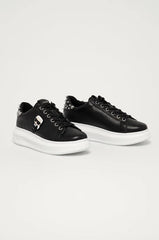 Sneakers Piele KAPRI Ikonic Stud Tab Black Karl Lagerfeld