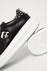 Sneakers Piele KAPRI Ikonic Stud Tab Black Karl Lagerfeld