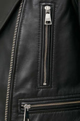 Geaca IKONIK GLITTER LEATHER BIKER - Karl Lagerfeld