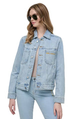Geaca Denim Light Blue Jacket - Karl Lagerfeld