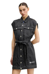 Rochie Belted DENIM Washed - Karl Lagerfeld