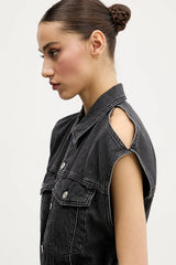 Rochie Belted DENIM Washed - Karl Lagerfeld