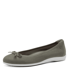 Balerini Piele Naturala Olda Khaki - Tamaris