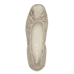 Balerini Piele Naturala Thelia Light Gold - Tamaris