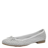 Balerini Piele Naturala Loly White - Tamaris