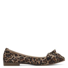 Balerini Piele Naturala Thea LEOPARD - Tamaris