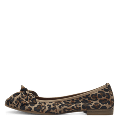 Balerini Piele Naturala Thea LEOPARD - Tamaris