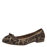 Balerini Piele Naturala Thea LEOPARD - Tamaris