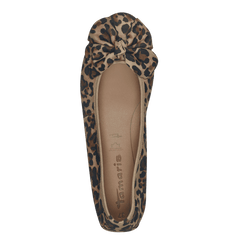 Balerini Piele Naturala Thea LEOPARD - Tamaris