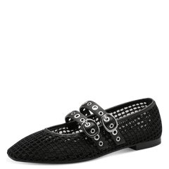 Balerini Musa Crosetat Negru - Tamaris