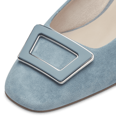 Pantofi Piele Naturala Lisette Blue Light