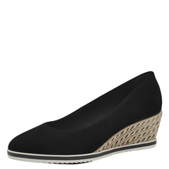 Pantofi Ortopedici Piele Naturala Donna Black - Tamaris