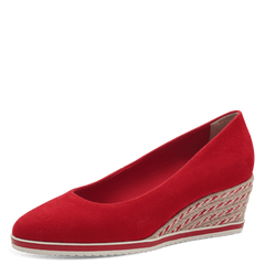 Pantofi Ortopedici Piele Naturala Donna Red - Tamaris