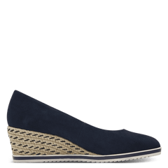 Pantofi Ortopedici Piele Naturala Donna Navy - Tamaris