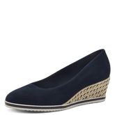 Pantofi Ortopedici Piele Naturala Donna Navy - Tamaris