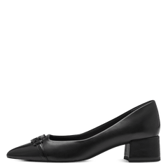 Pantofi Piele Naturala Rosa Black - Tamaris
