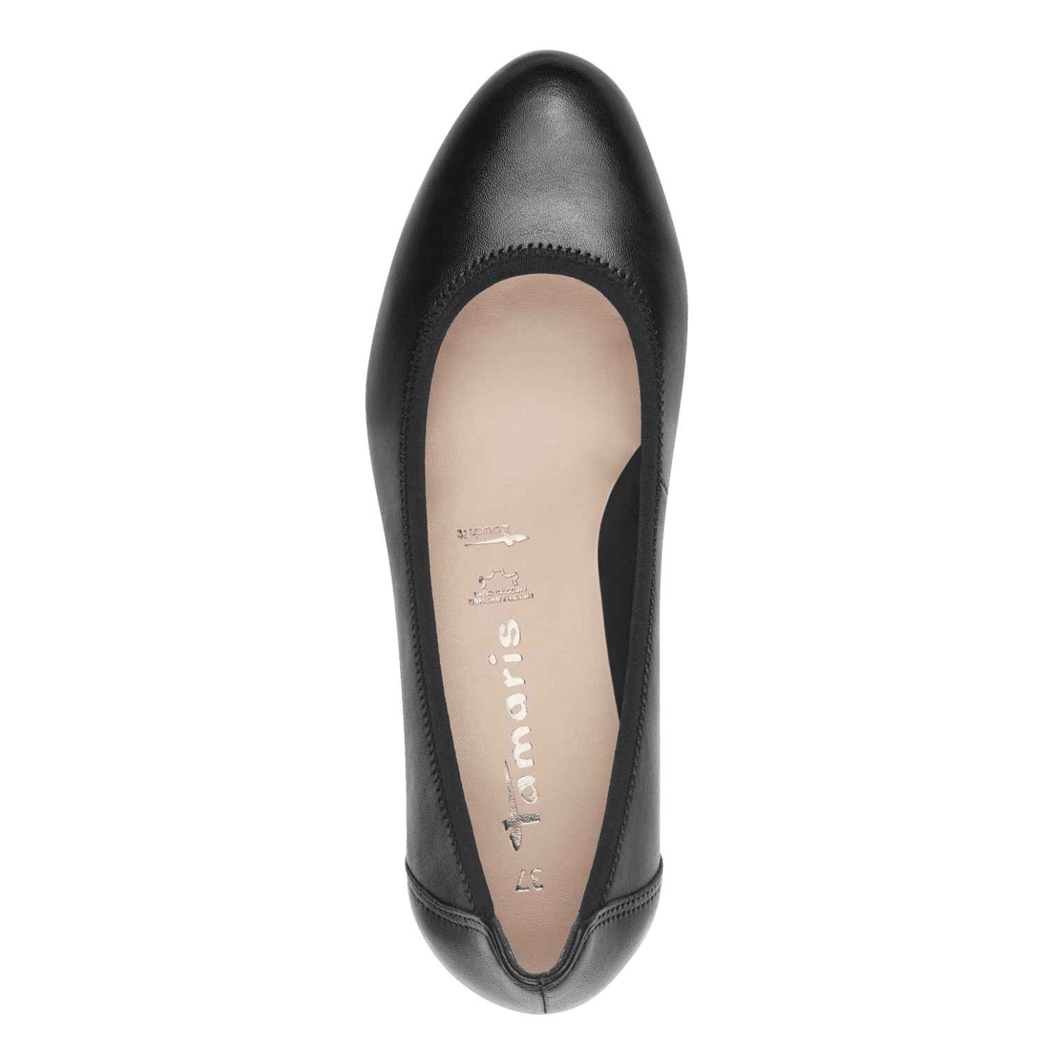 Pantofi Ortopedici Piele Naturala Donna Black - Tamaris