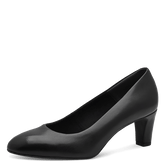 Pantofi Piele Naturala Pavia Black - Tamaris