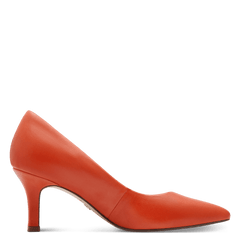 Pantofi Piele Naturala Salma Orange - Tamaris