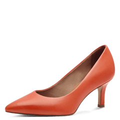 Pantofi Piele Naturala Salma Orange - Tamaris