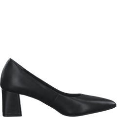 Pantofi Piele Naturala Cu Toc Karma Black - Tamaris