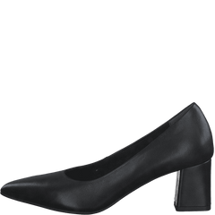 Pantofi Piele Naturala Cu Toc Karma Black - Tamaris