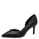 Pantofi Piele Naturala Elisabeth Black - Tamaris
