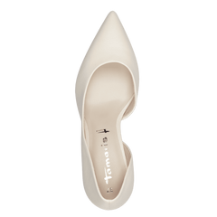 Pantofi Decupat Cu Toc Elisabeth OFFWHITE - Tamaris