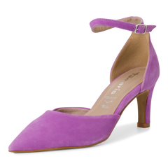 Pantofi Piele Naturala Olimpia Purple - Tamaris